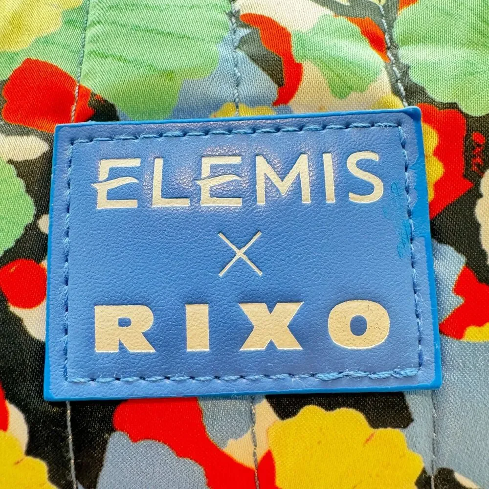 Elemis x Rixo Cosmetic Makeup Bag Quilted Floral Travel Pouch Organizer NWT Gift